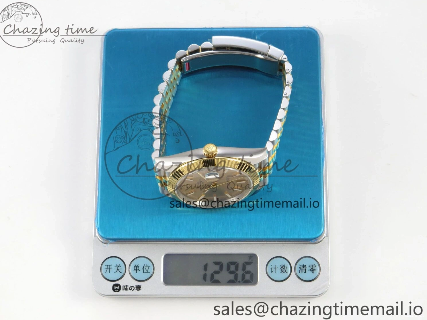 0224 DateJust 41 126333 SS YG ARF 1:1 Best Edition YG Stick Dial on Jubilee Bracelet SH3235 (Weighted) Effortless 216